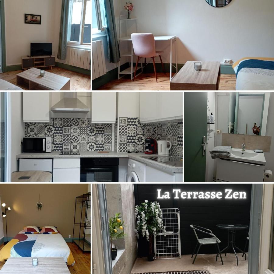 La Terrasse Zen Dacher - Superbe Appartement 30 M2 Tout Equipe Avec Terrasse Coeur Vichy Proche Gare Thermes Cures Eksteriør billede